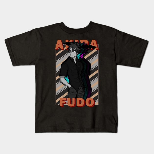 Akira Fudo Devilman Crybaby Debiruman Kuraibeibi Kids T-Shirt by CarolIrvine